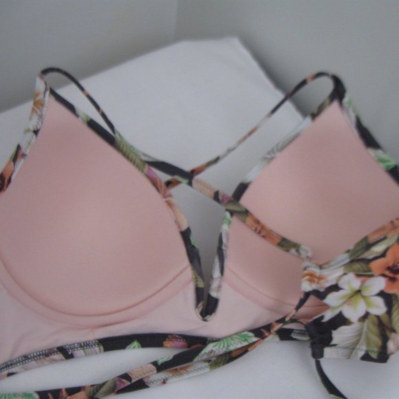 Shade & Shore 34D Bikini Push Up tropical NEW - Picture 8 of 8